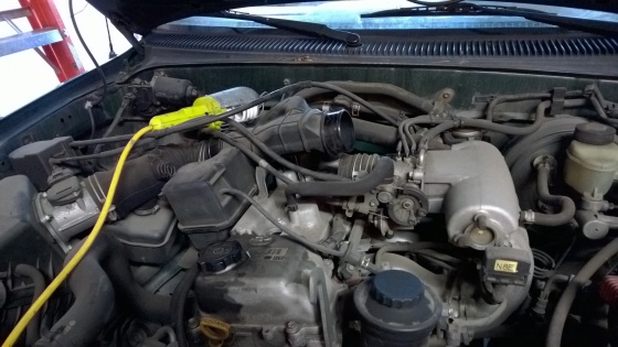 Pairing an I4 engine on a pickup truck honestly seems like a horrible thing to do. THERE'S NO POWER >.<